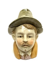 Antique Alpine Tyrolean Hat Figural Humidor