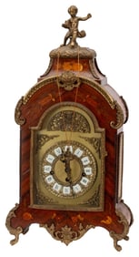 French Boulle-Style Bracket Clock