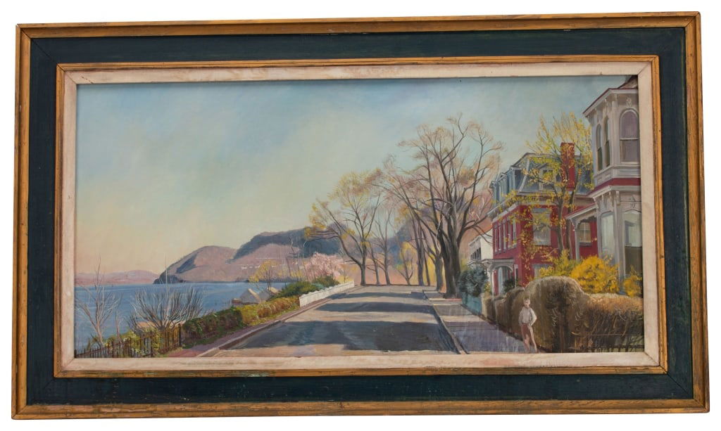 William Bruckner - Hudson River Street Scene (1 of 9)
