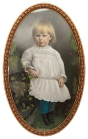 Pastel Portrait of a Young Child