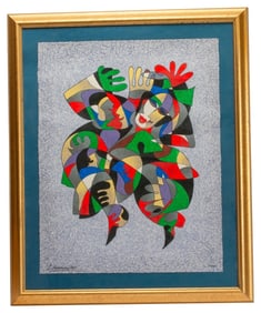 Anatole Krasnyansky  - "Dancer" Serigraph