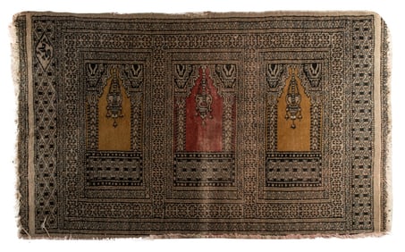 Triple Mihrab Prayer Rug