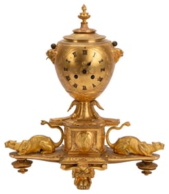 French Empire-Style Mantel Clock