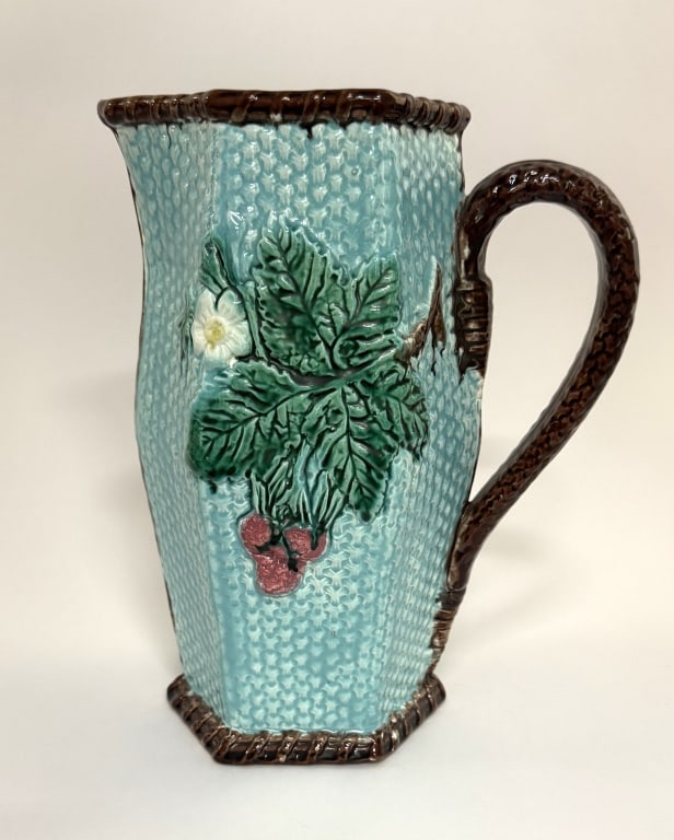 1880 English Majolica Pitcher (1 of 9)
