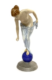 Rosenthal Ernst Wenck Nude Figurine "Fortuna"