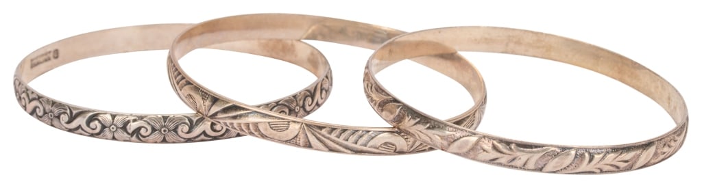 Danecraft Sterling Silver Bangle Lot (1 of 7)