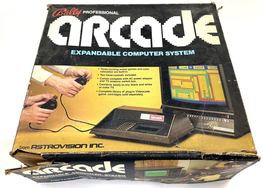 Bally Professional Arcade Expandable Computer: Item/Description: Features a Bally Professional Arcade (also known as the Bally Astrocade or Bally Computer System), a second-generation home video game console and simple computer system sold between