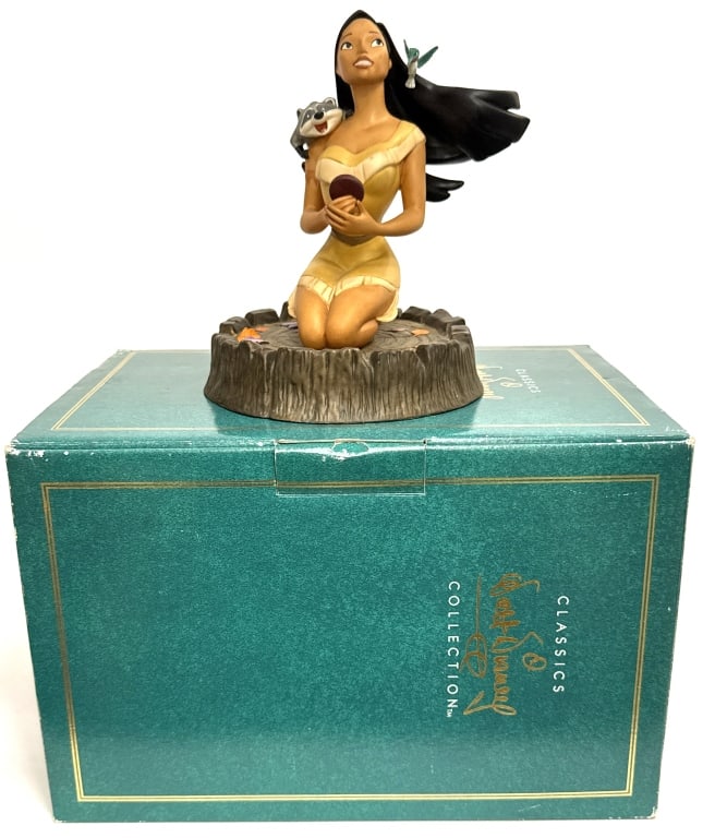 WDCC Pocahontas "Listen with Your Heart" Figure: Item/Description: Walt Disney Classics Collection (WDCC), Pocahontas figurine titled "Listen with Your Heart". It is part of the 1996 Tribute Series, the second release in that collection, and was onl