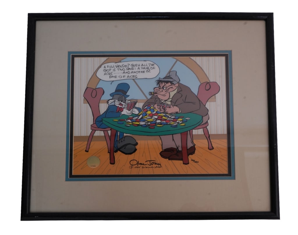 Warner Bros. "Two Pair Here" Animation Cel