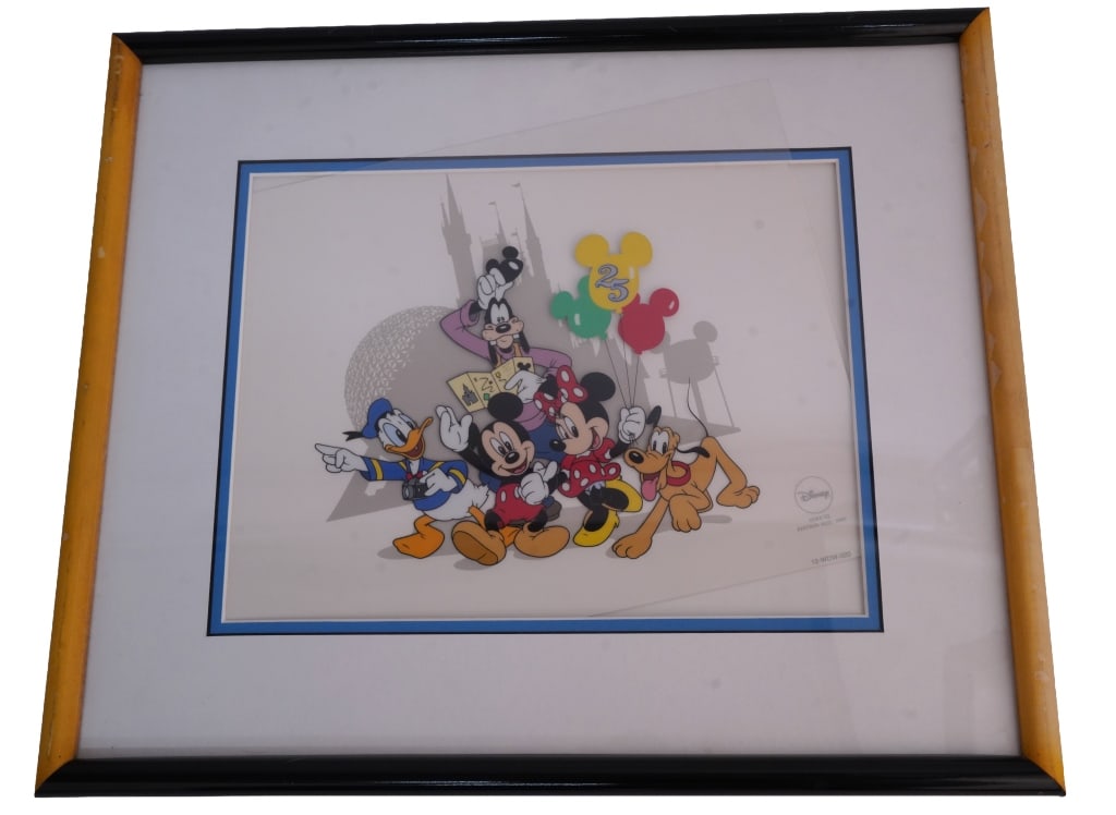 Disney "Mickey Mouse Around the World" Sericel (1 of 5)