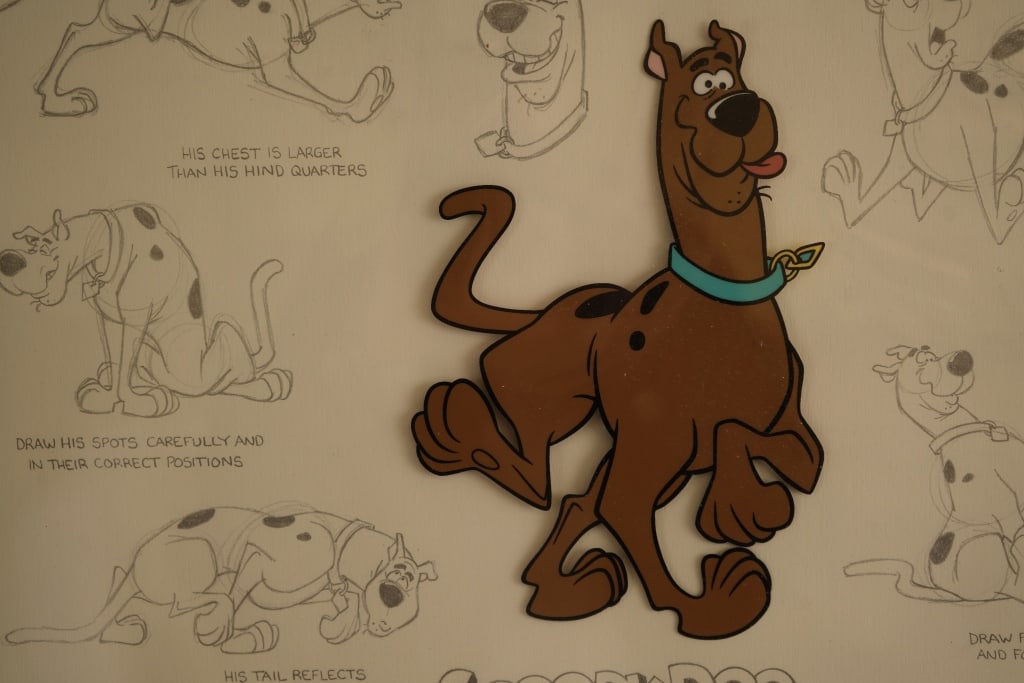 Scooby Doo Hand-Drawn Signed Model Sheet - 2