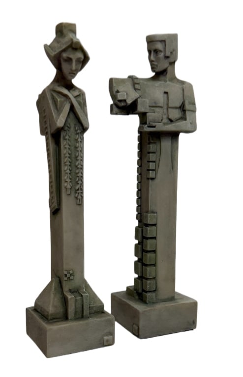 Frank Lloyd Wright Midway Gardens Chess Set - 3