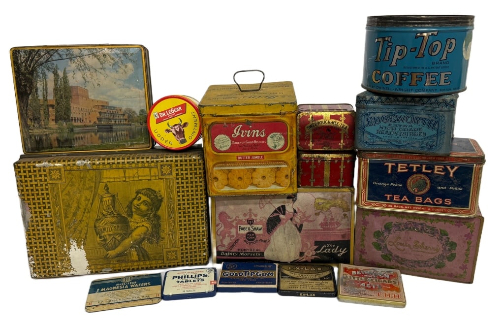 Collection of Vintage Advertising Tins (1 of 9)