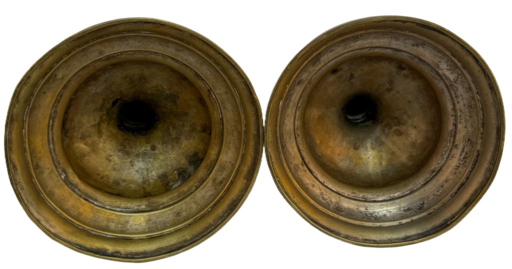 Marcin Jarra Brass Candlestick Pair - 3