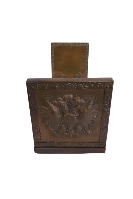 Antique Adjustable Brass Book Slide - 5