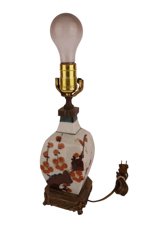 Japanese Orange Blossom Porcelain Lamp (1 of 3)