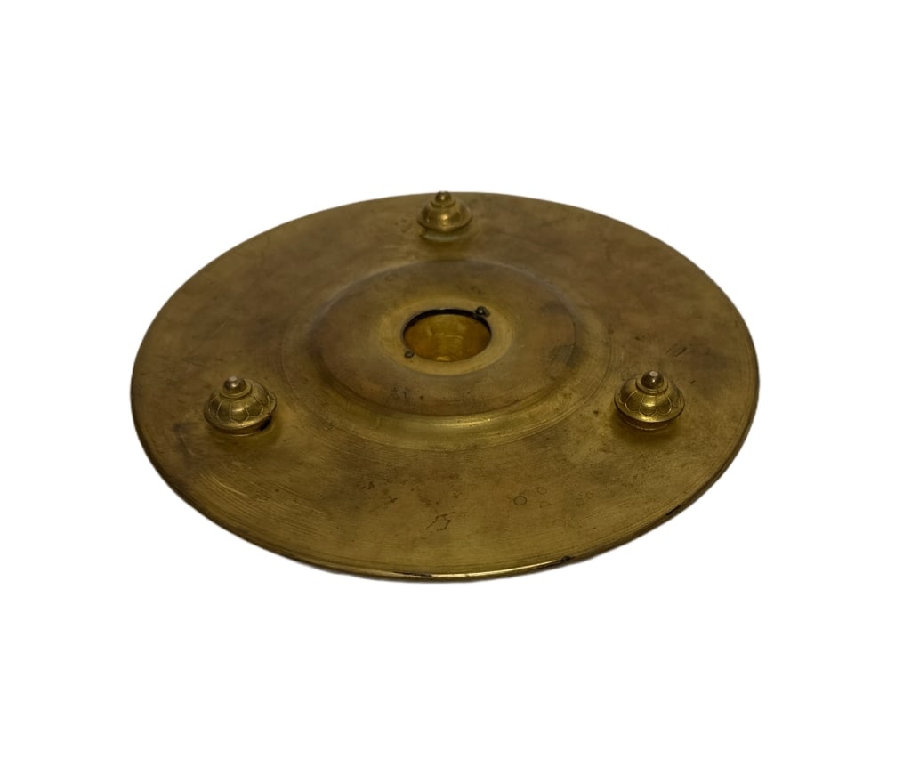 Middle Eastern Brass Candle Holder - 9