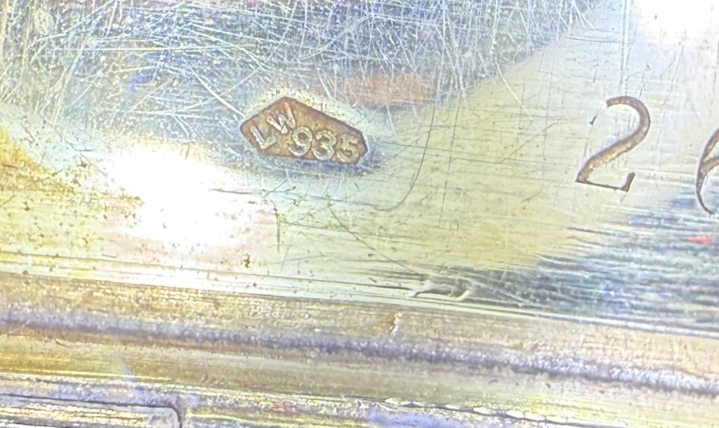 Silver Art Deco Cigarette Case with Clock - 6