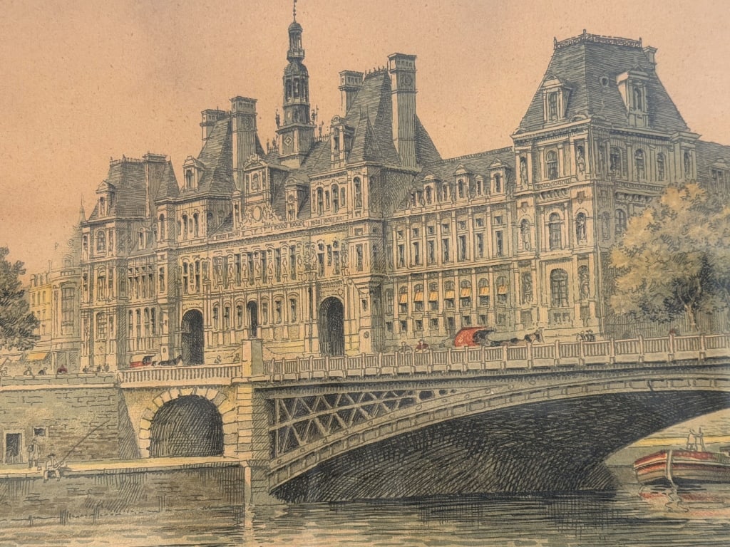 Three Parisian Landmark Illustrations - 4