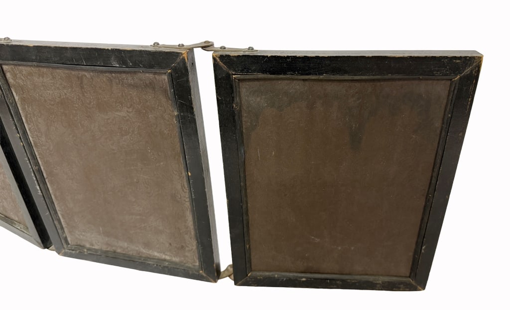 Antique Tri-Fold Vanity Mirror - 6