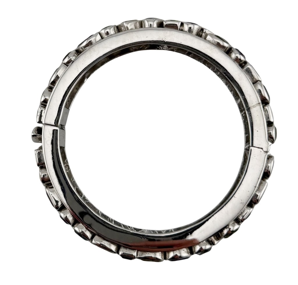 Silver Plated Multi Gemstone Bangle - 3