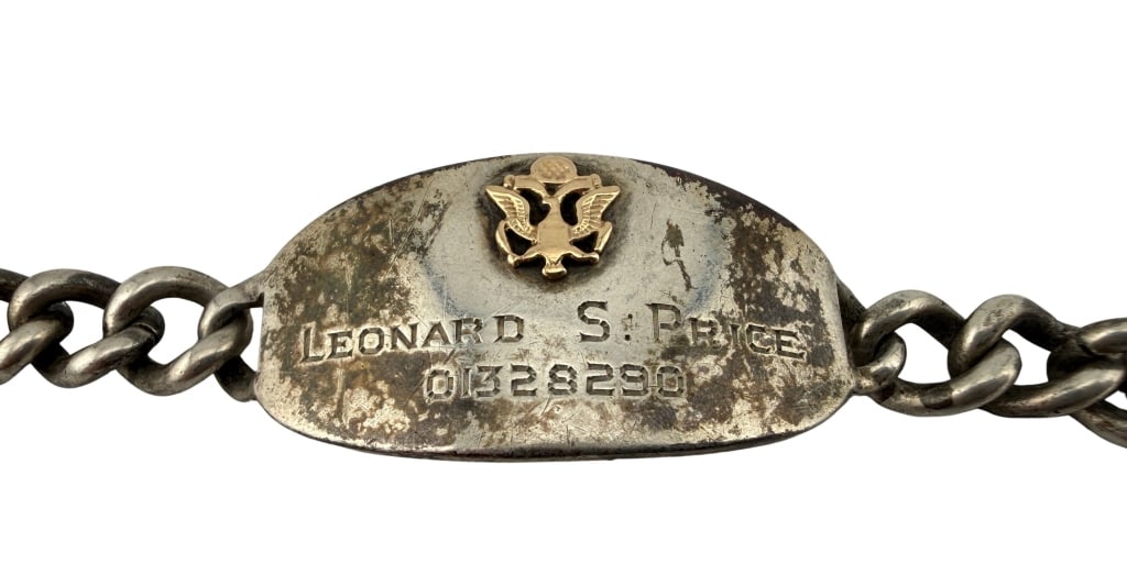 WWII Identified U.S. Army Sterling ID Bracelet (1 of 7)