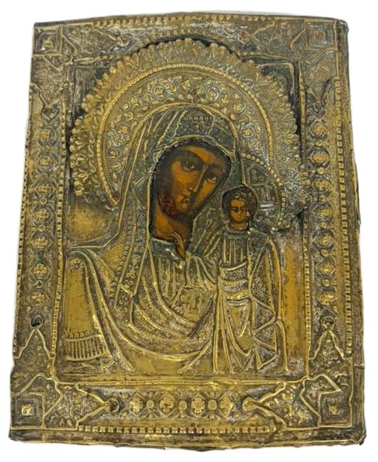Russian Orthodox Religious Icon Madonna & Child (1 of 9)