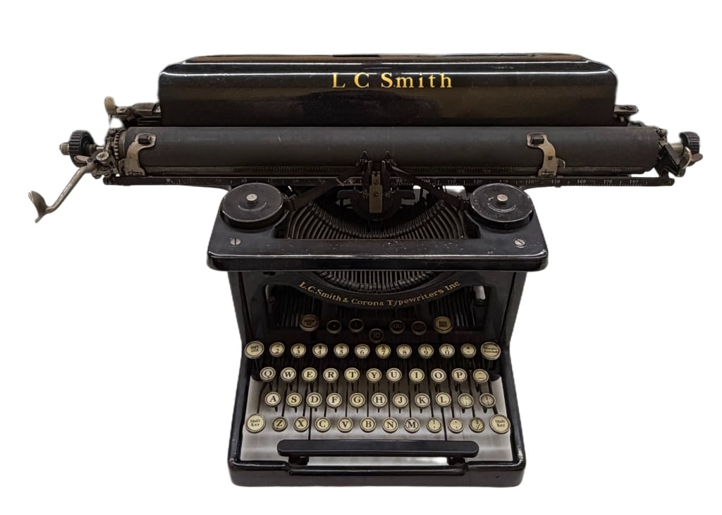 Antique L.C. Smith & Corona Model 8 Typewriter (1 of 8)