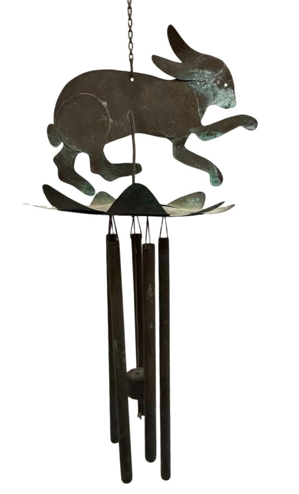 Handcrafted Jackrabbit Copper Wind Chime (1 of 9)