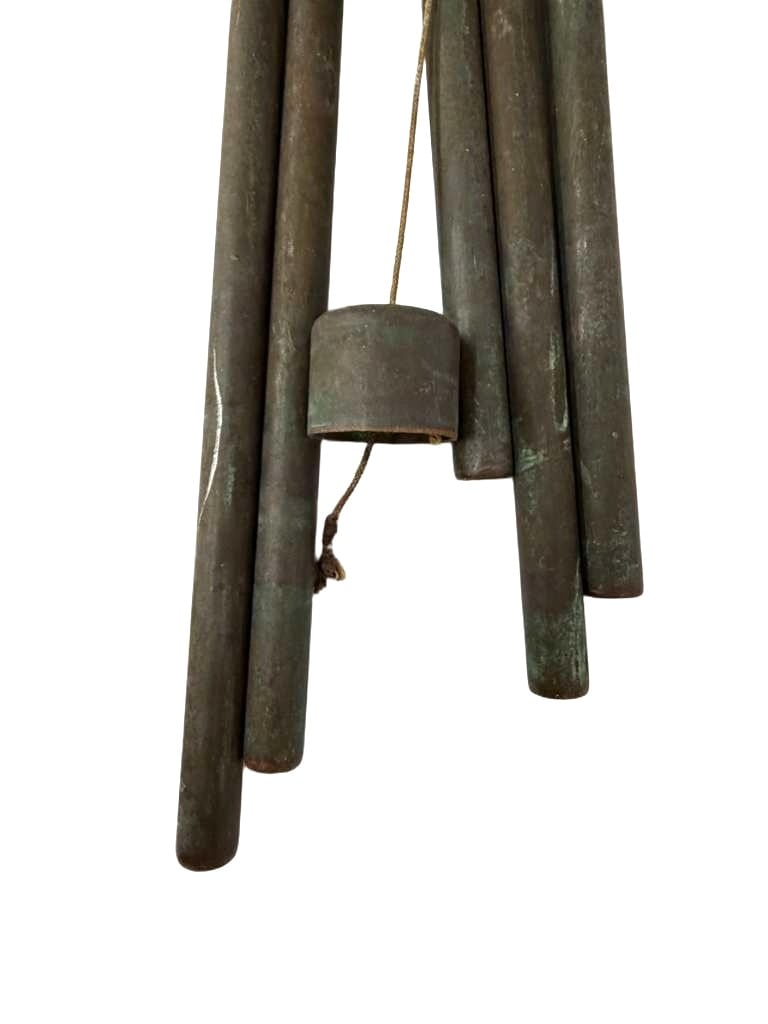 Handcrafted Jackrabbit Copper Wind Chime - 6