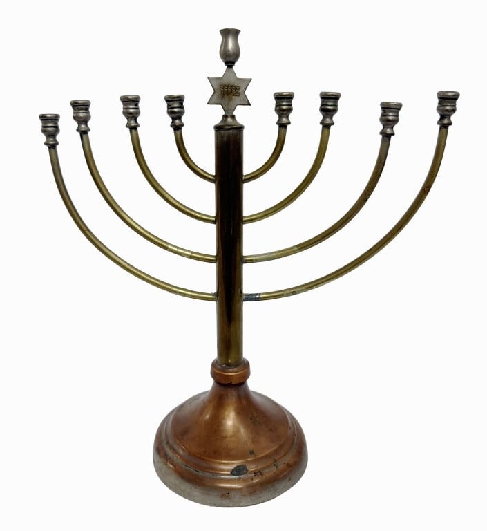 Traditional Jewish Brass Menorah (1 of 4)