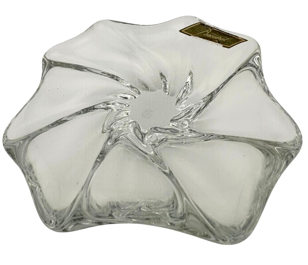 Baccarat Mid-Century Crystal "Cadix" Swirl Bowl (1 of 8)