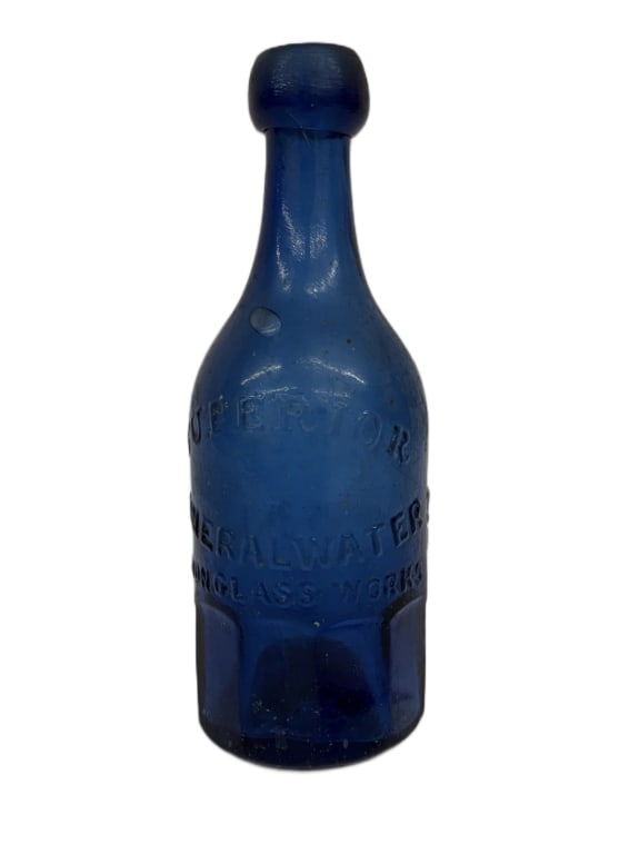 J.R. Donaldson / Union Glass IP Cobalt Blue Bottle (1 of 6)