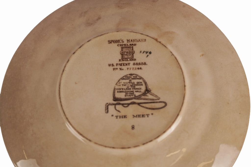Two Spode "Herring Hunt" Ceramic Plates - 5