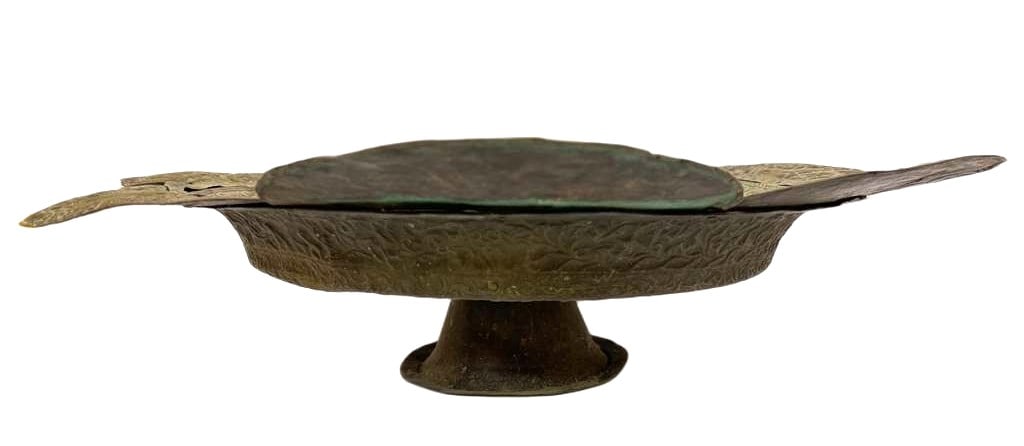 Persian Hammered Copper Footed Tazza - 2
