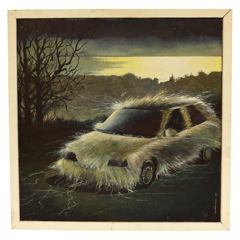Russian Surrealist Viktor Shapovalov - The Car (1 of 9)