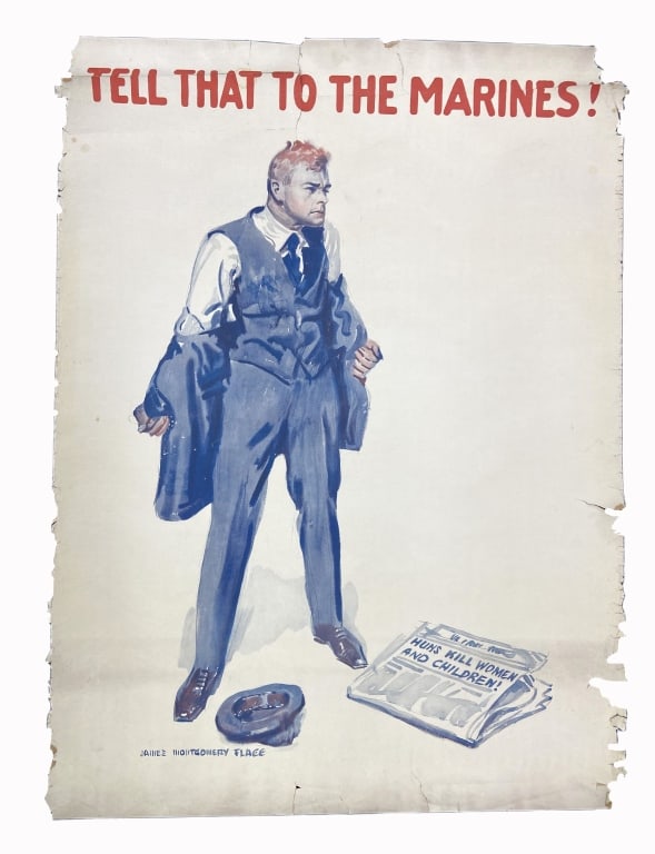WWI - Marine Recruiting Poster - James M. Flagg (1 of 5)