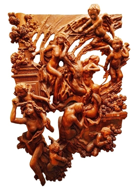 Janusz Obst - Monumental Wood Relief Sculpture (1 of 9)