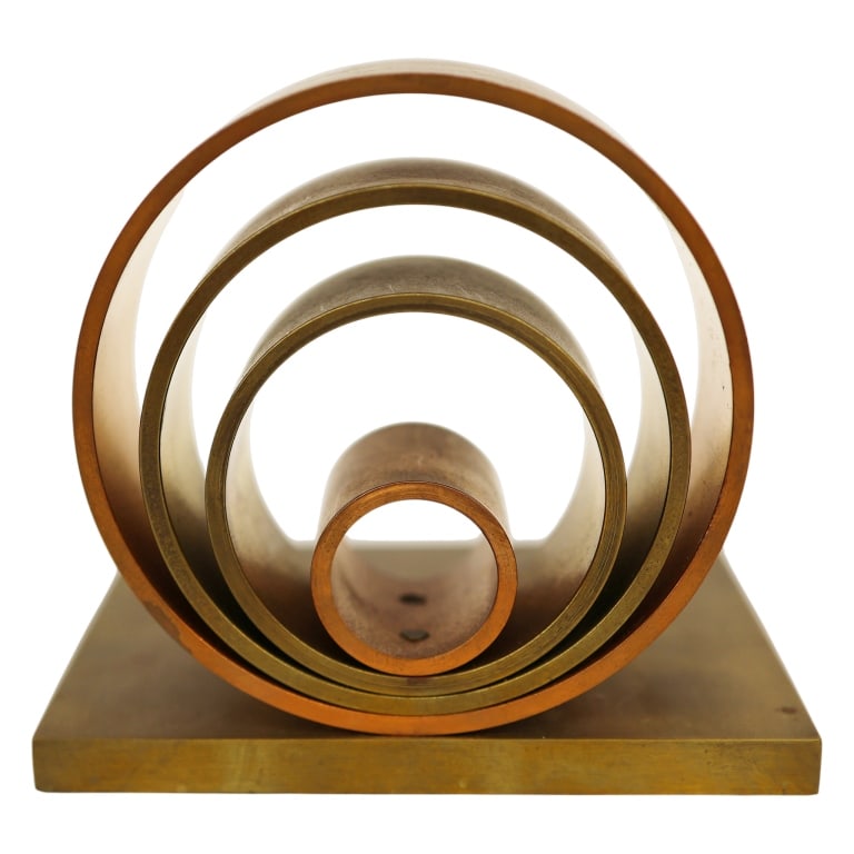 Modern Art Deco Machine Age Bookends - 5