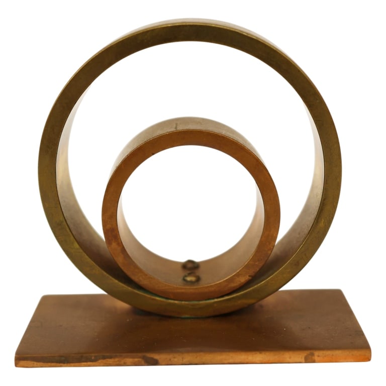 Modern Art Deco Machine Age Bookends - 6