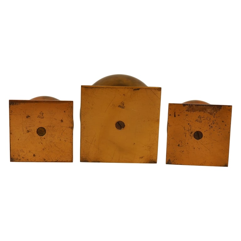 Art Deco Candle Holders - Russel Wright for Chase - 3