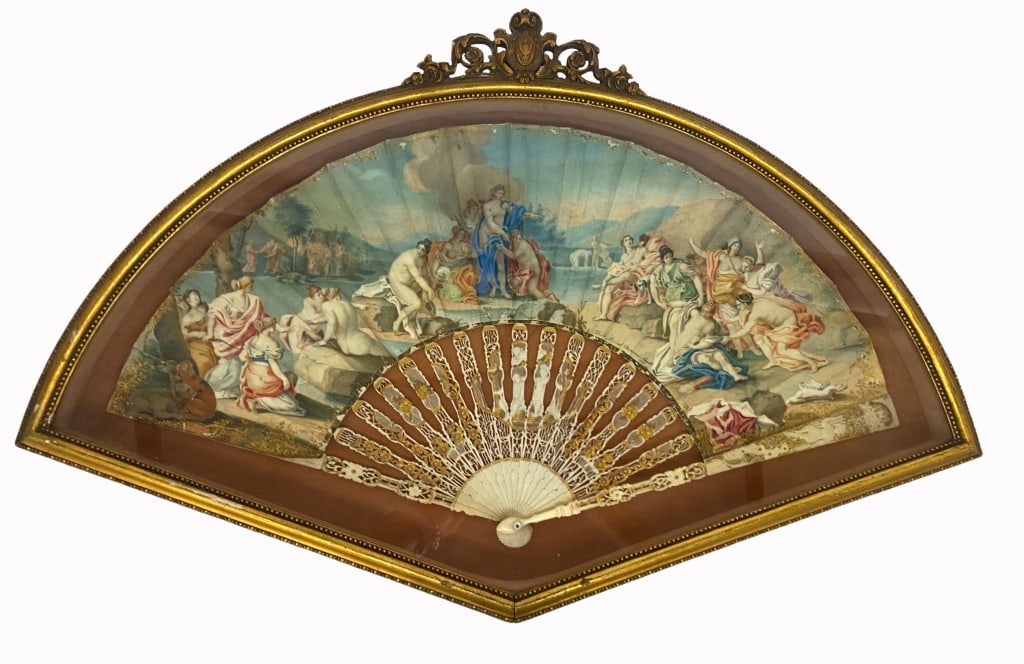 18th c. Italian Grand Tour Folding Hand Fan (1 of 10)