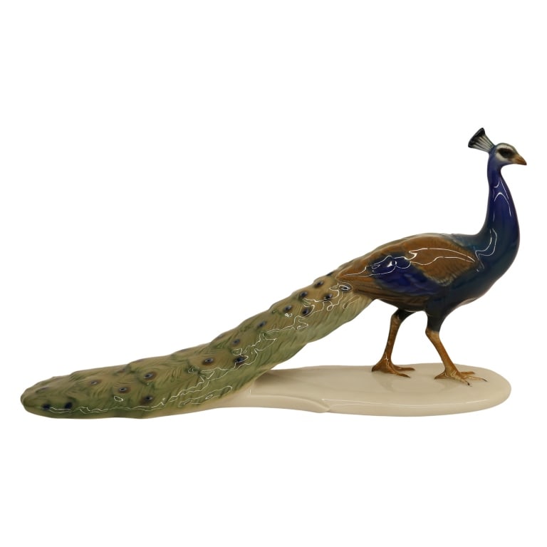 Rosenthal Porcelain Peacock Figurine (1 of 9)