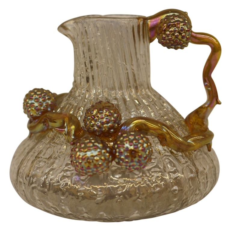 Loetz Ausfuehrungen Iridescent Art Glass Pitcher (1 of 6)