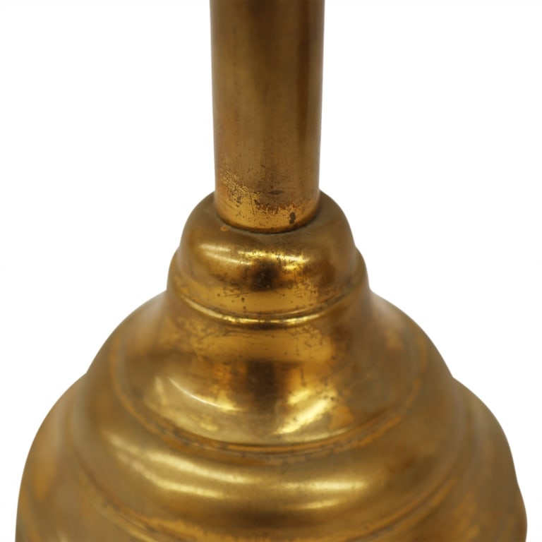 Brass Five Light Adjustable Altar Candelabra Pair - 8