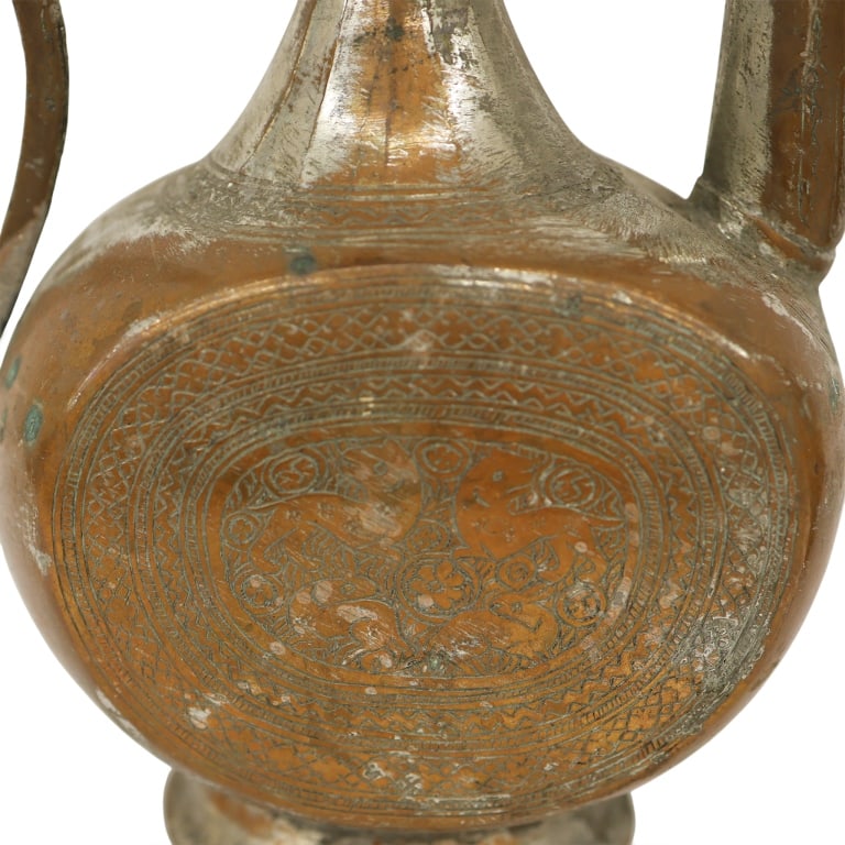 Islamic Copper Water Pitcher Pair - 4