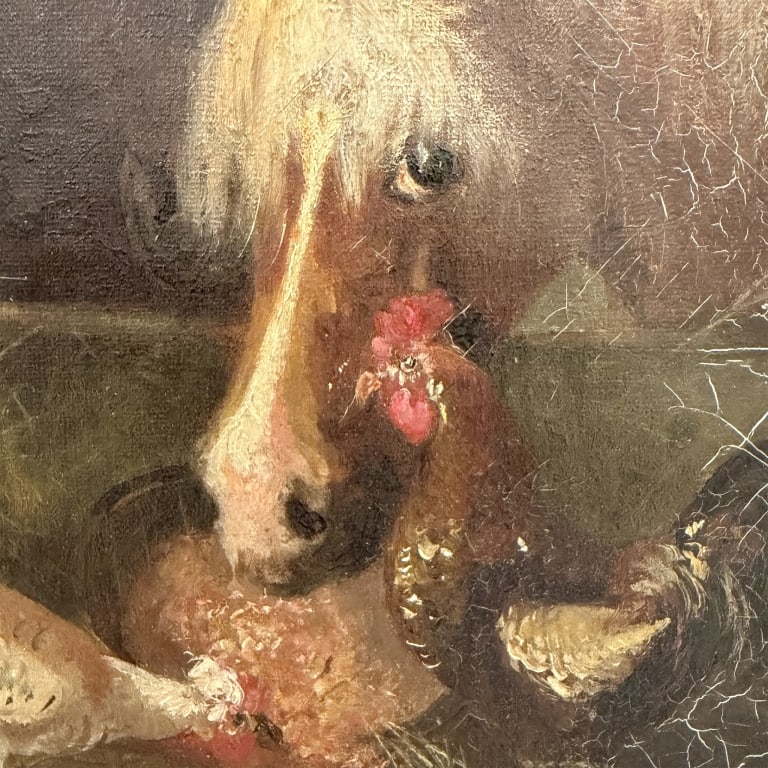 John Frederick Herring Stable Painting - 3