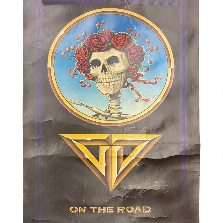 1978 Grateful Dead Poster - Signed Stanley Mouse (1 of 5)