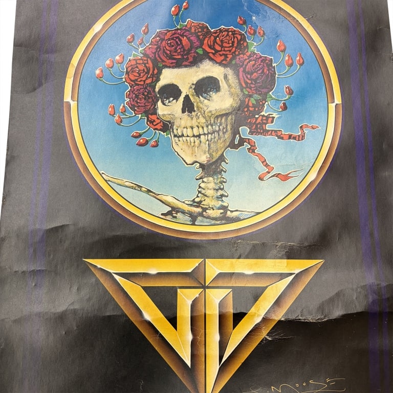 1978 Grateful Dead Poster - Signed Stanley Mouse - 4