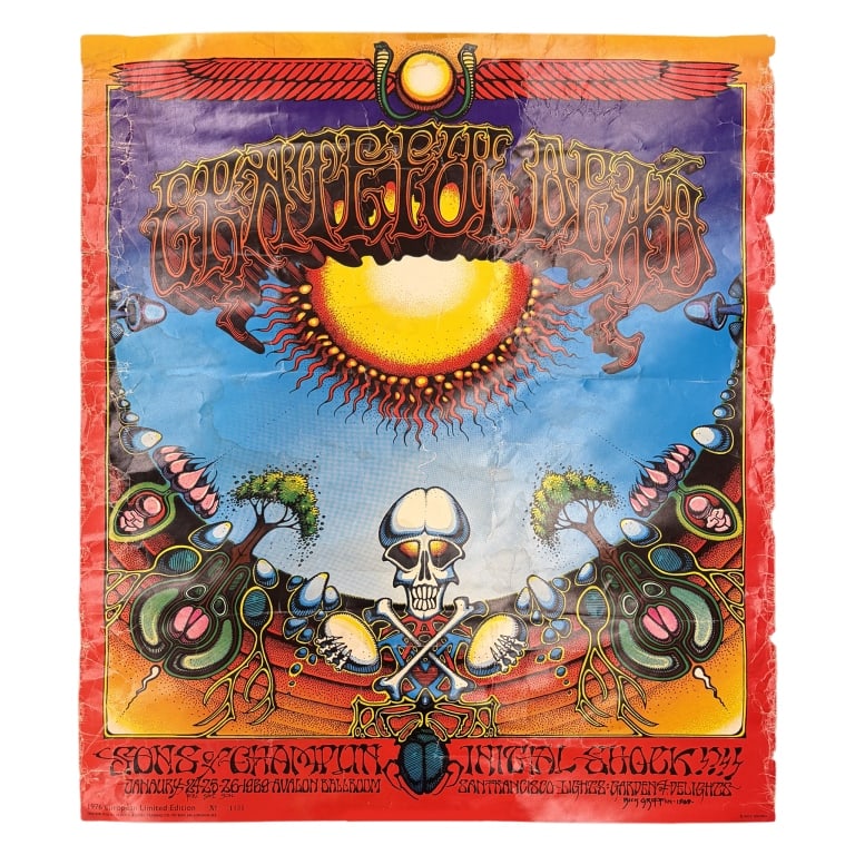1976 Grateful Dead - Rick Griffin Aoxomoxoa Poster (1 of 6)